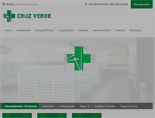 Tablet Screenshot of cruzverde.pt