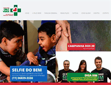 Tablet Screenshot of cruzverde.org.br